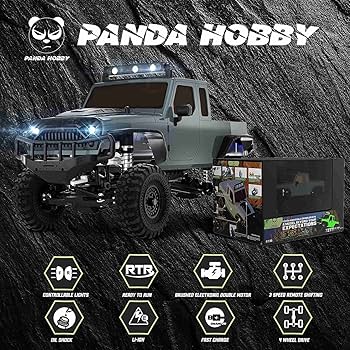Amazon.co.jp: PANDA HOBBY RCロッククローラー 4x4 RC